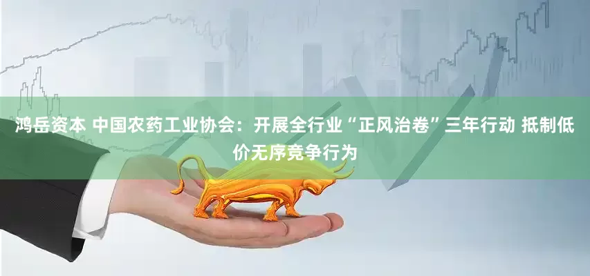 鸿岳资本 中国农药工业协会：开展全行业“正风治卷”三年行动 抵制低价无序竞争行为